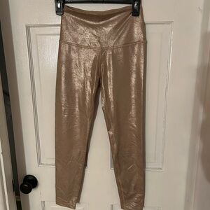 Beyond Yoga Metallic Gold Leggings